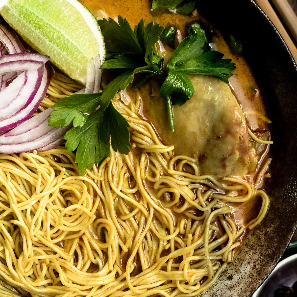 Thai Coconut Curry Noodle Soup