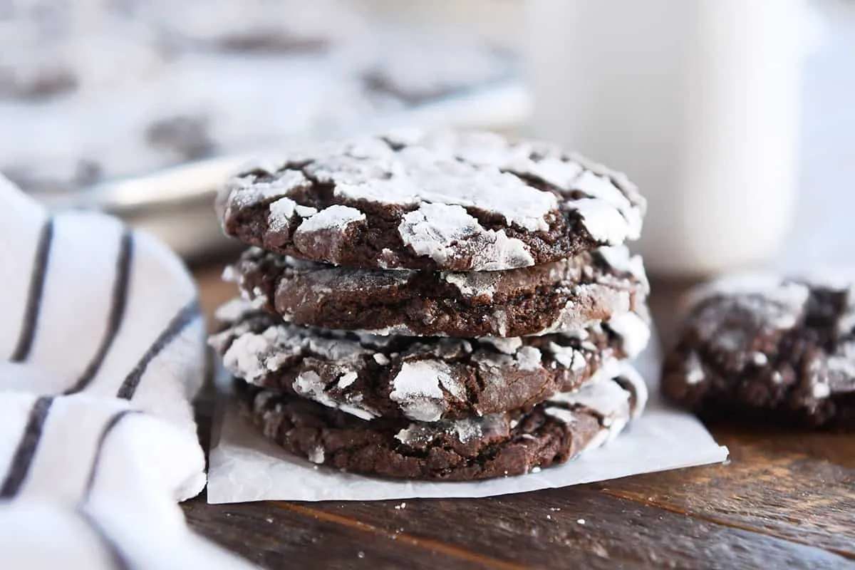 Chocolate Crinkle Cookies