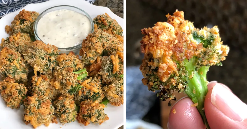Crispy Cheese Baked Broccoli Recipe