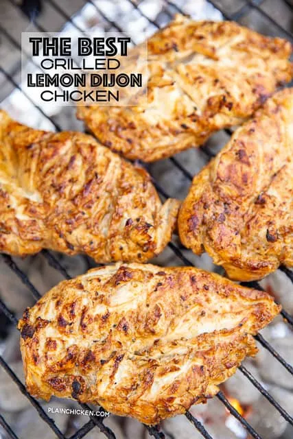 Grilled Lemon Dijon Chicken