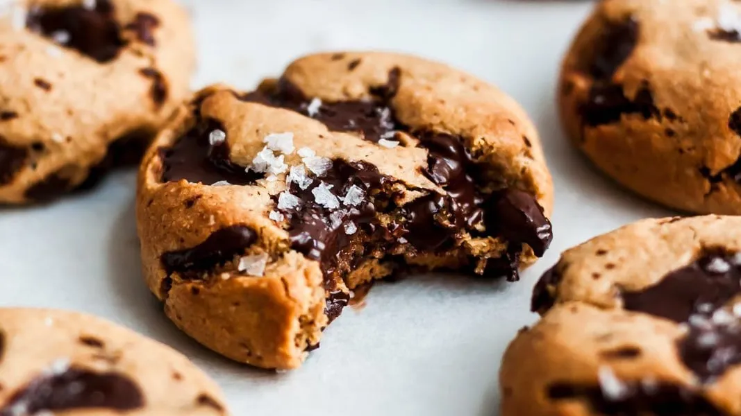 Paleo Chocolate Chunk Tahini Cookies