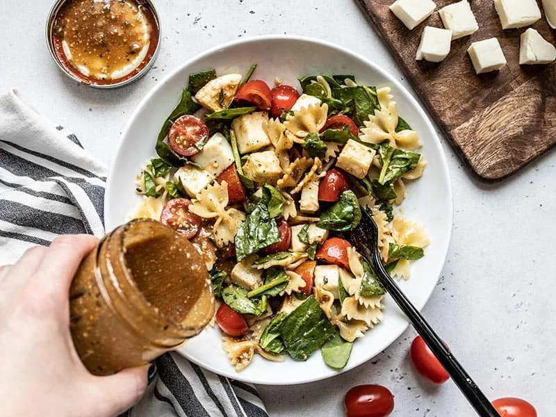 Tomato Mozzarella Pasta Salad