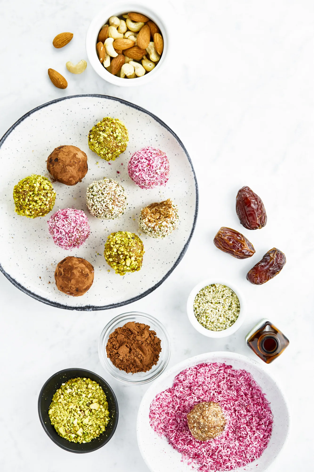 Triple Almond Energy Balls