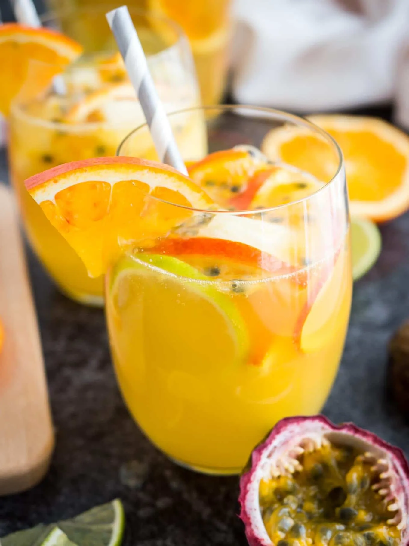 Tropical White Wine Sangria