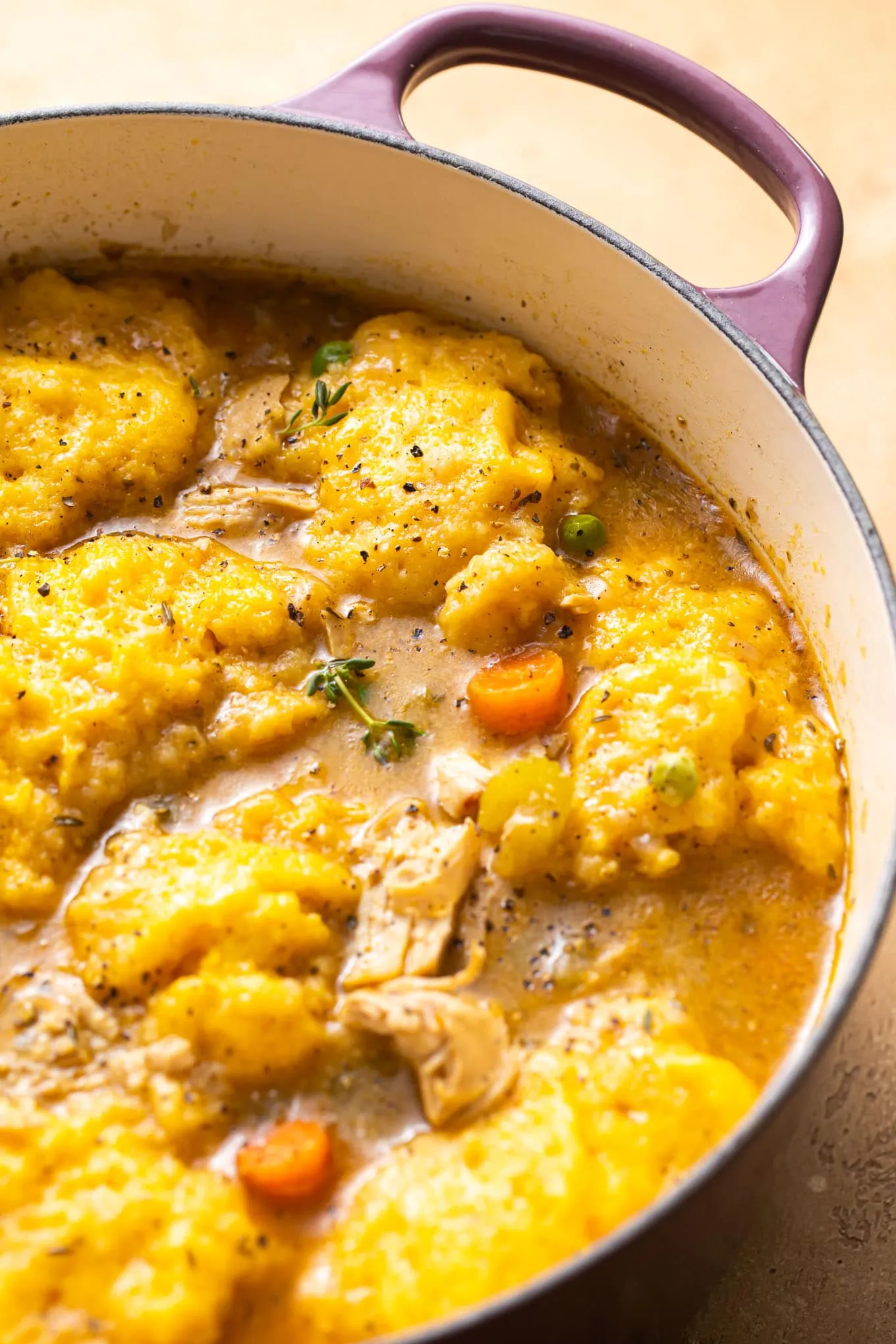 Turkey Soup with Sweet Potato Dumplings
