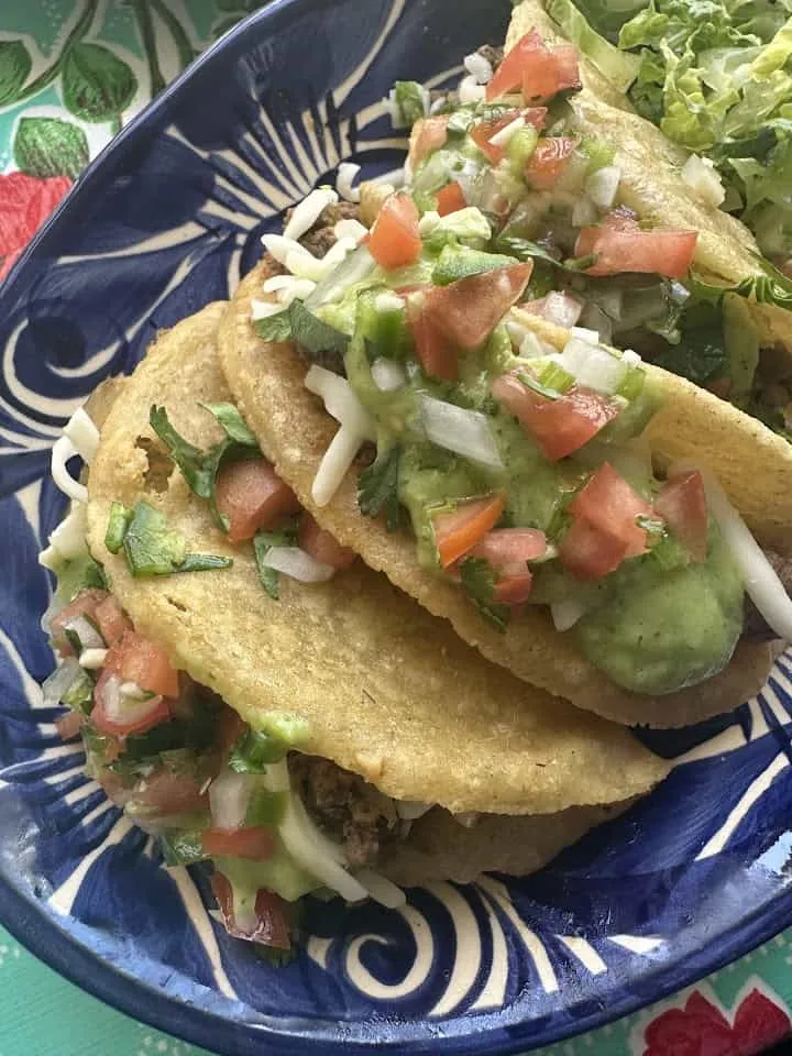 Beef Puffy Tacos