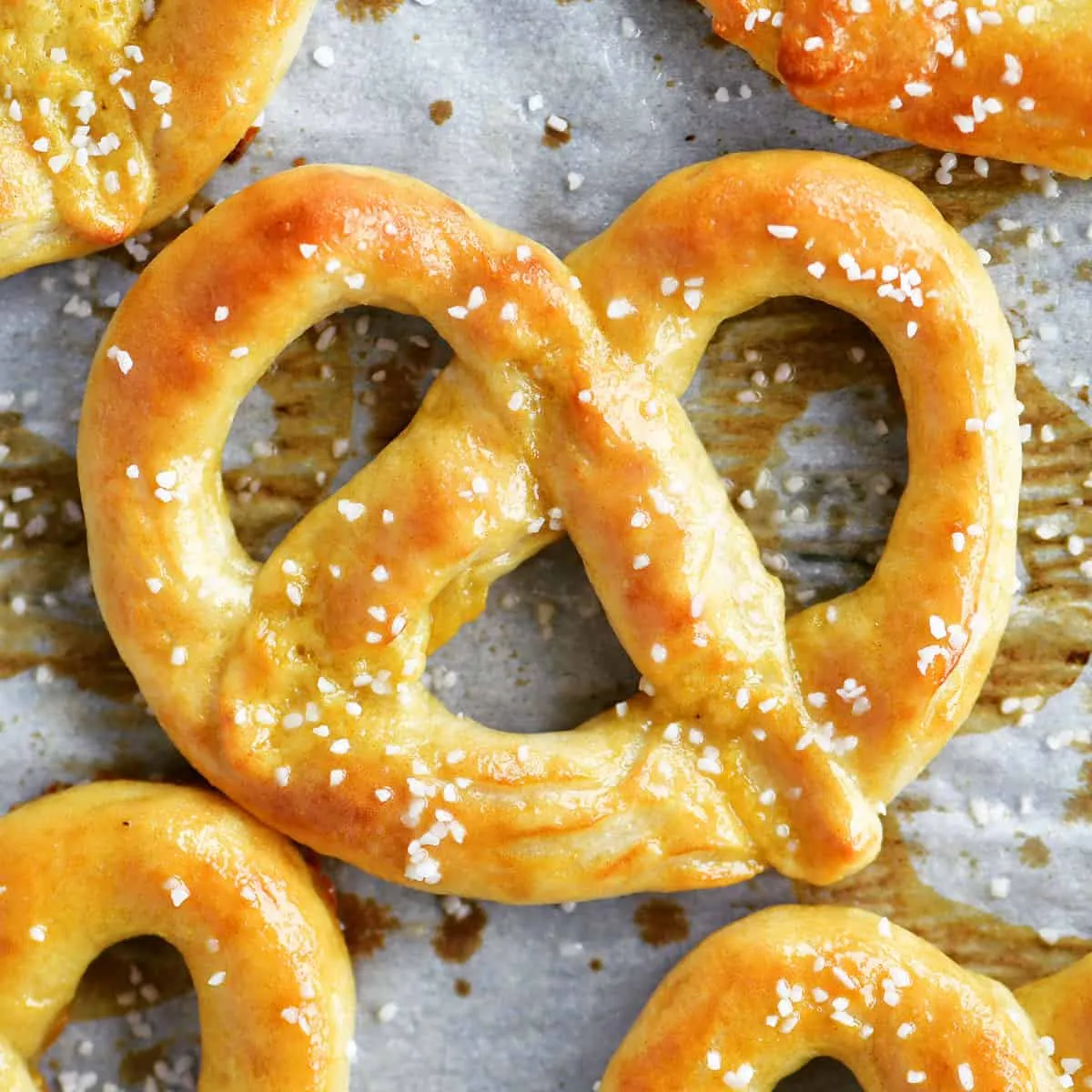 Two Ingredient Dough Soft Pretzels