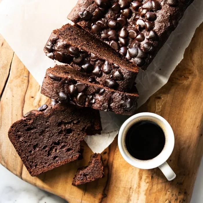 Paleo & Keto Chocolate Zucchini Bread