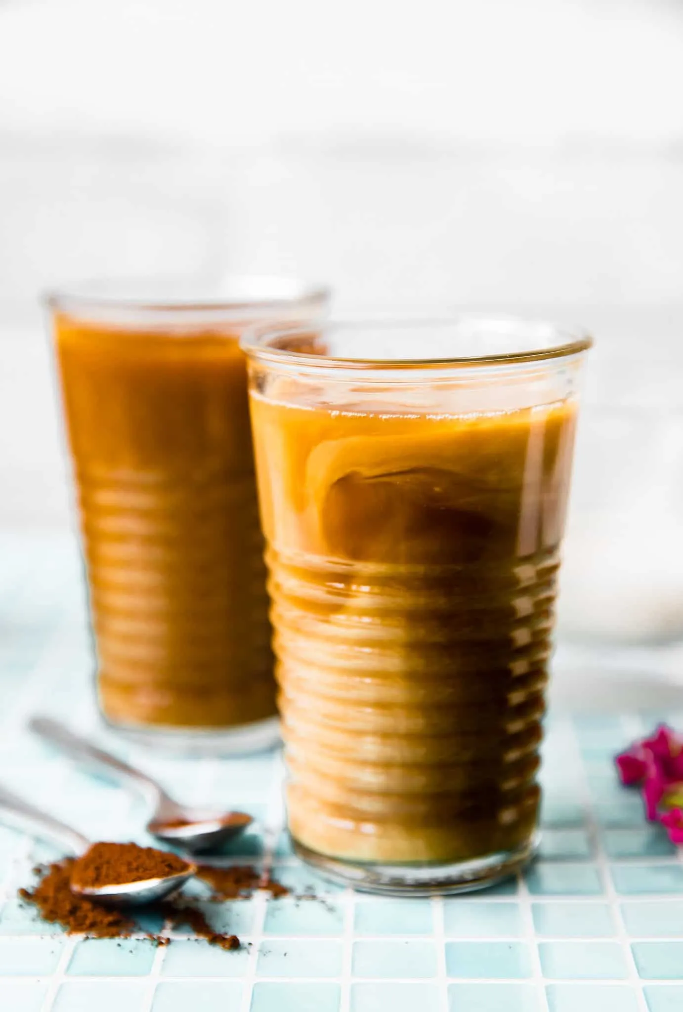 Vegan Iced Bulletproof Coffee Latte
