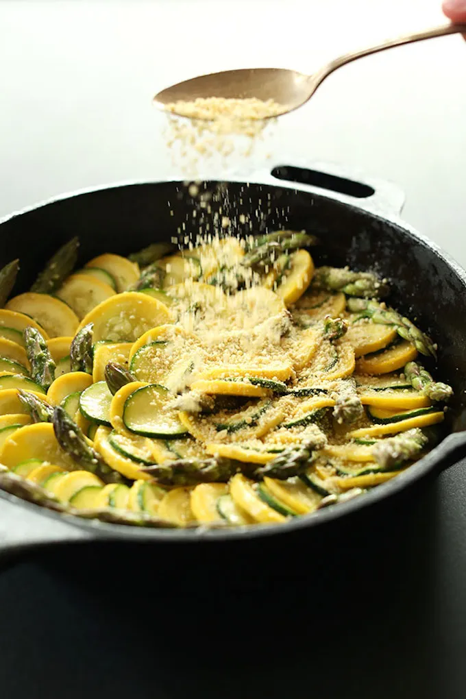 Vegan Zucchini Gratin