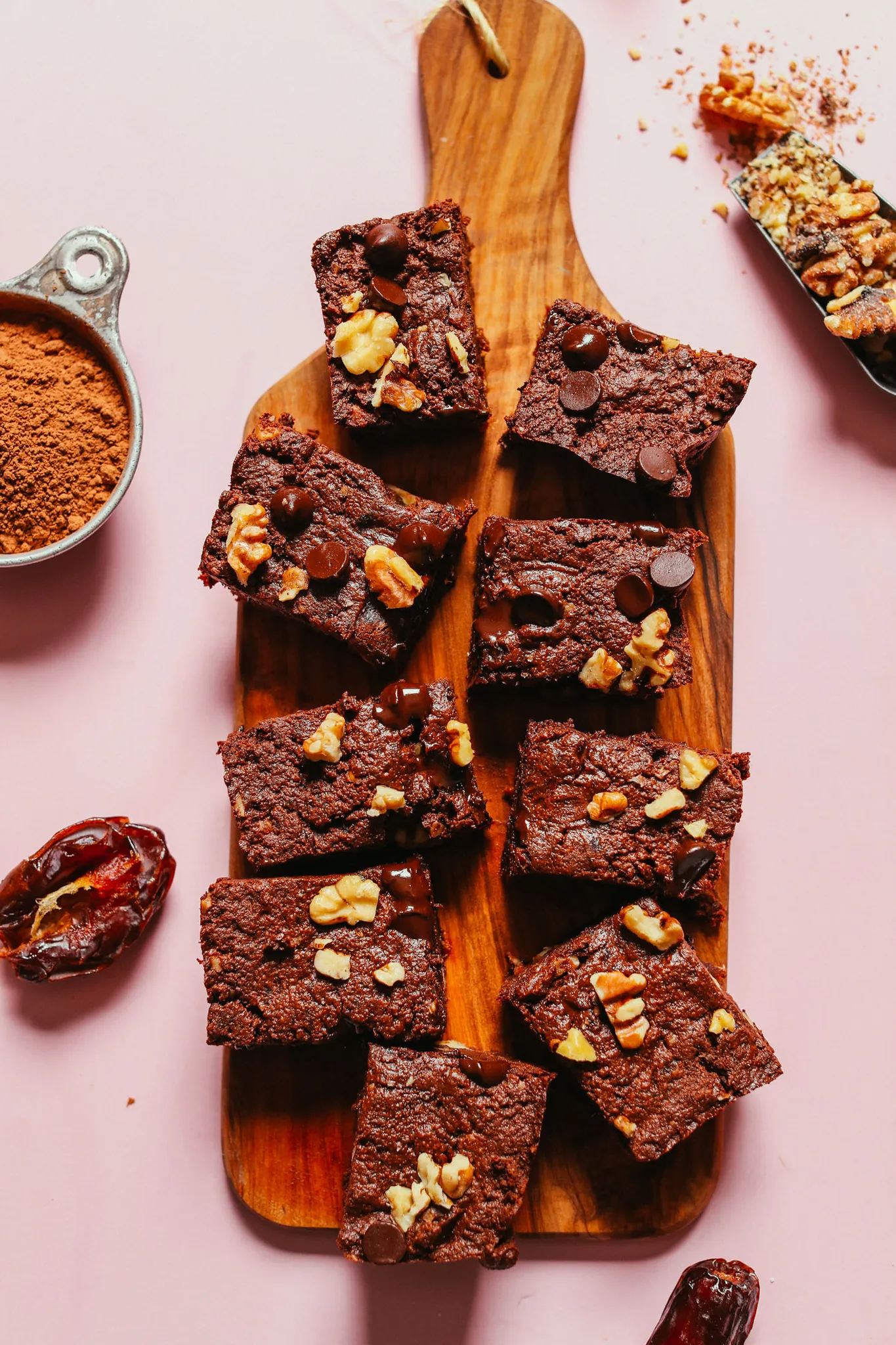 4-Ingredient Easy Vegan Brownies