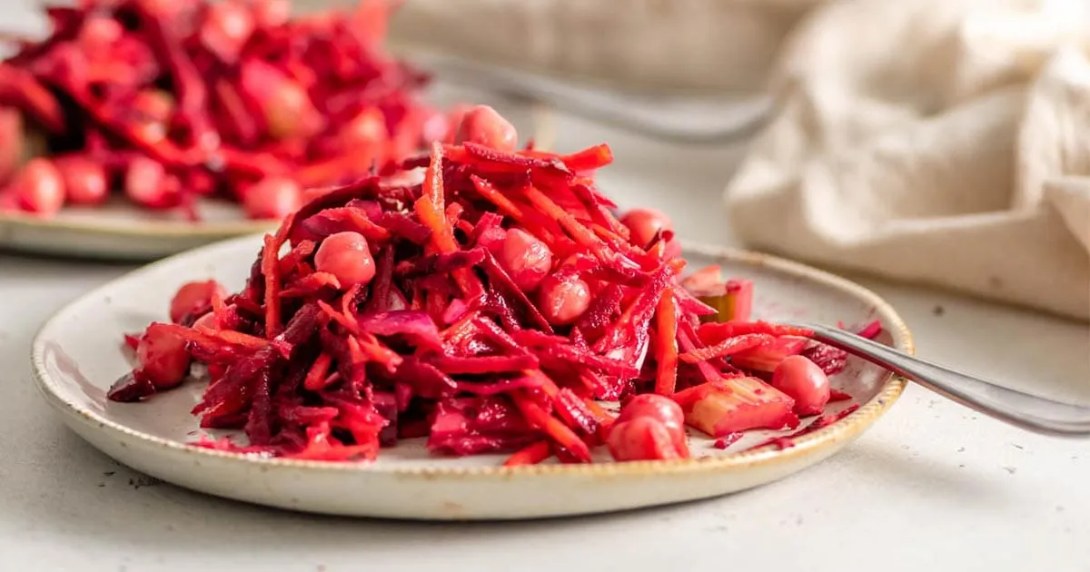 Beet Chickpea Salad