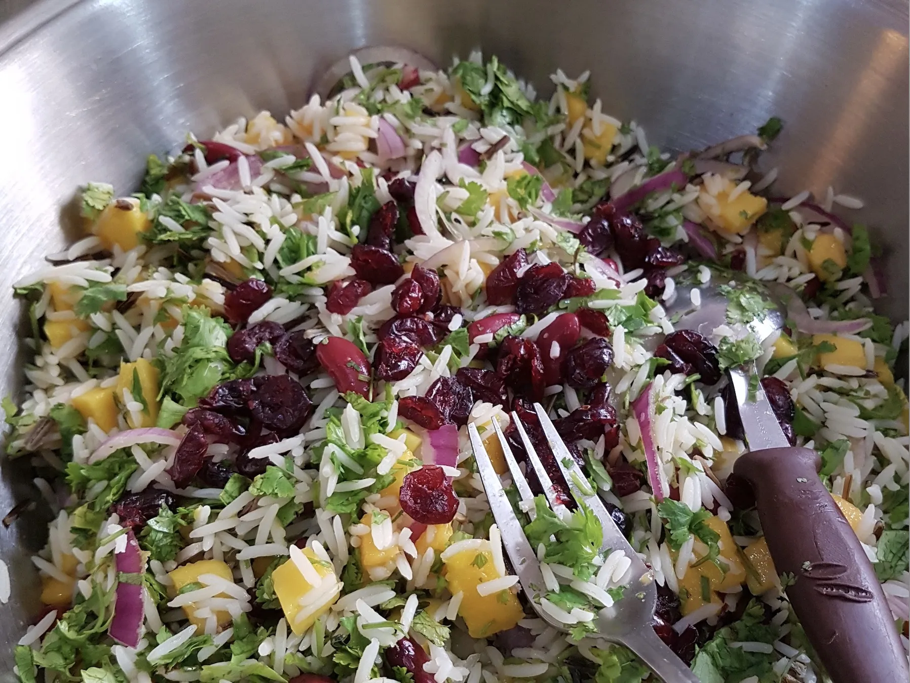Wild Basmati Rice And Mango Salad