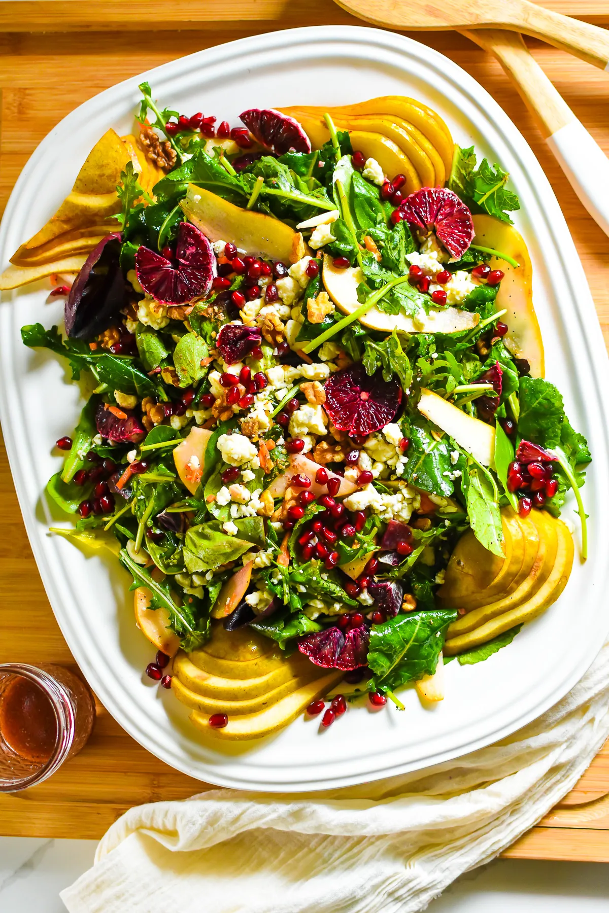 Winter Salad with Blood Orange Vinaigrette
