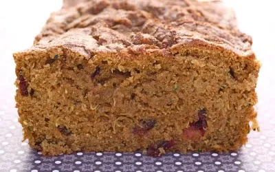 Zucchini Bread with Dried Cranberries