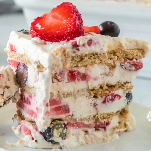 Berry Icebox Cake