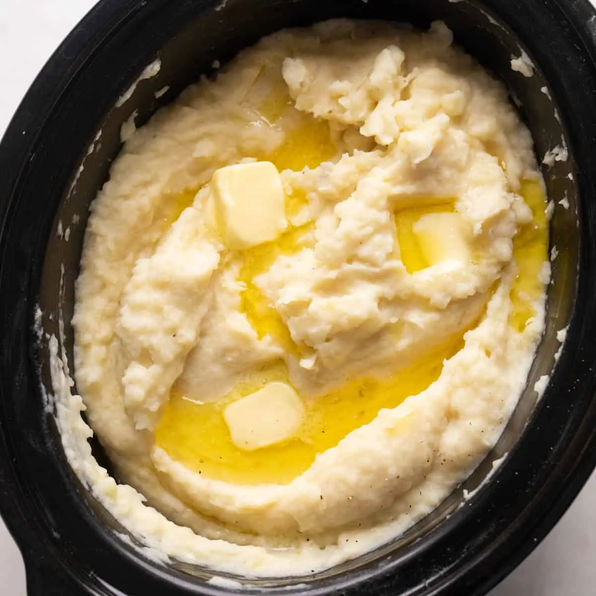 Slow Cooker Mashed Potatoes + 4 Add In Ideas