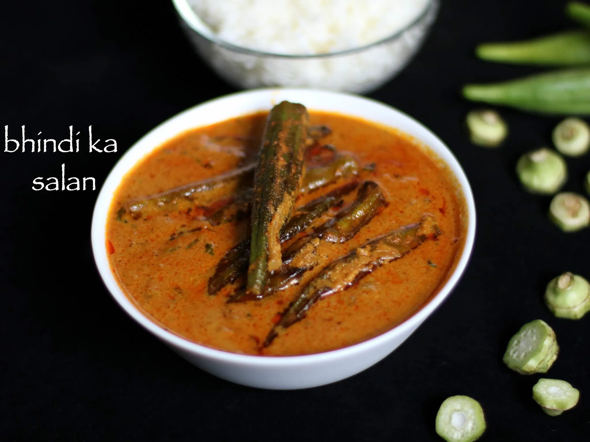 bhindi ka salan recipe | okra ka salan recipe - biryani gravy