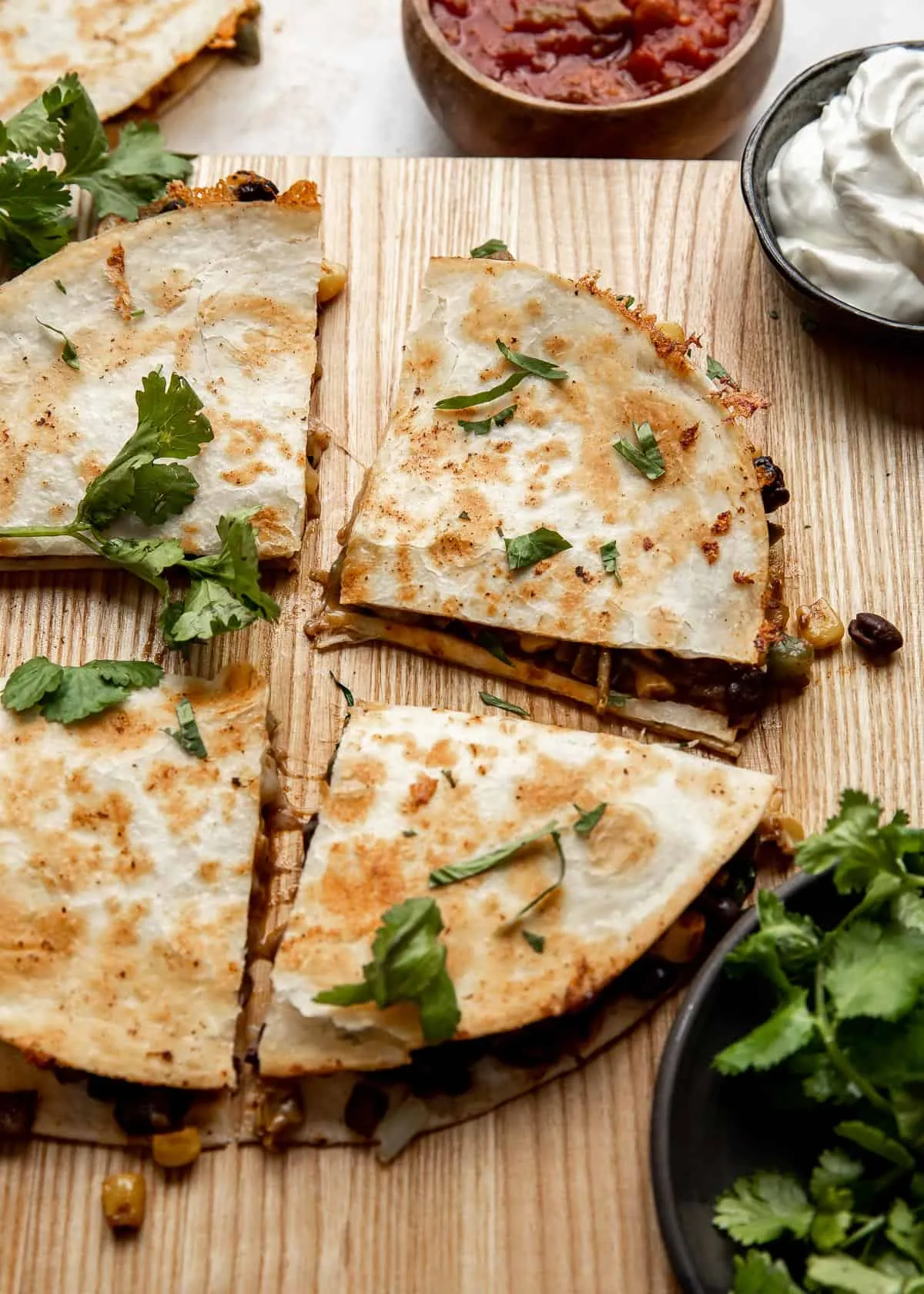 Black Bean and Corn Quesadillas
