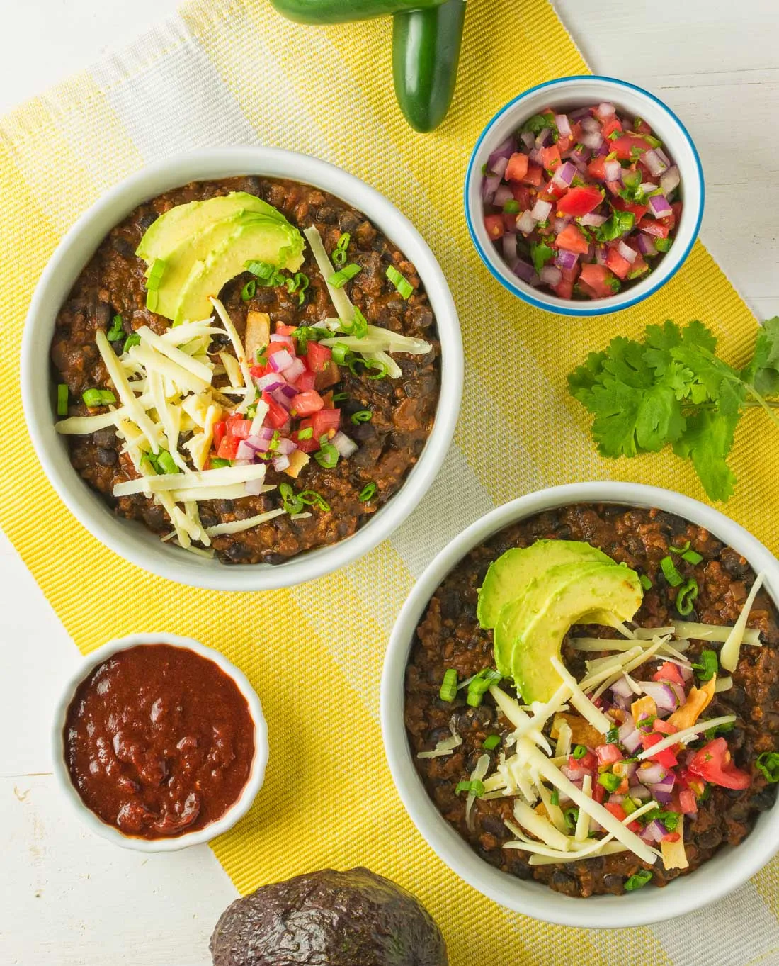 black bean chili