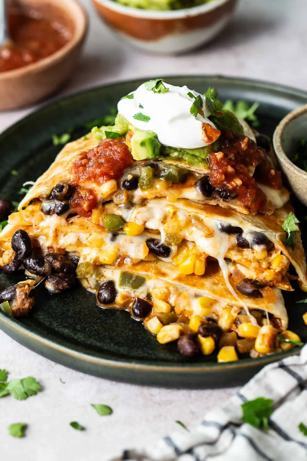 Black Bean Quesadillas