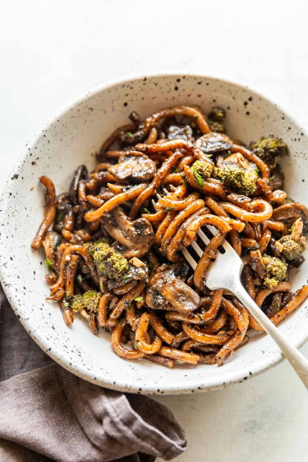 Black Pepper Udon Noodles