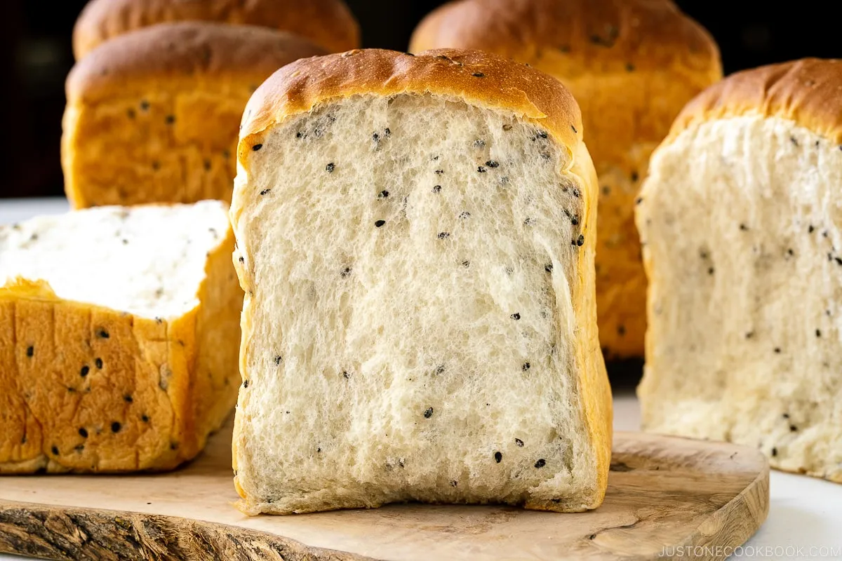 Black Sesame Milk Bread