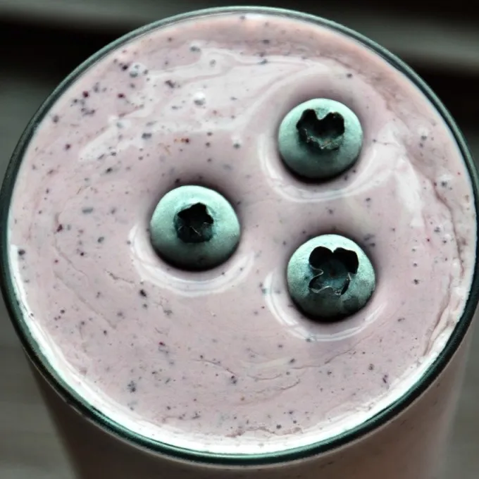 Blueberry Maple Protein Shake
