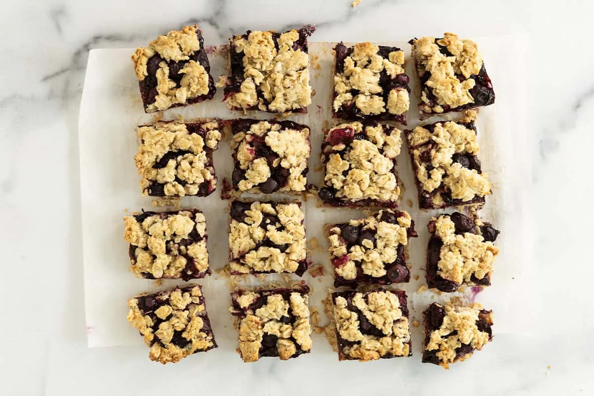 Blueberry Oatmeal Bars
