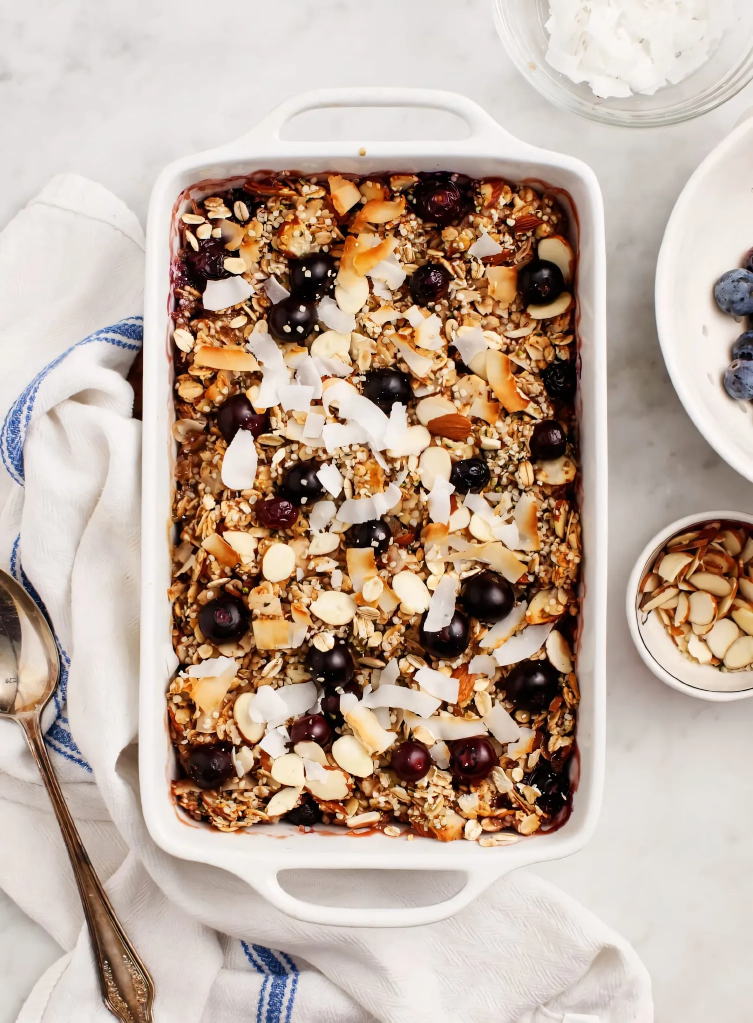 Blueberry Oatmeal Casserole