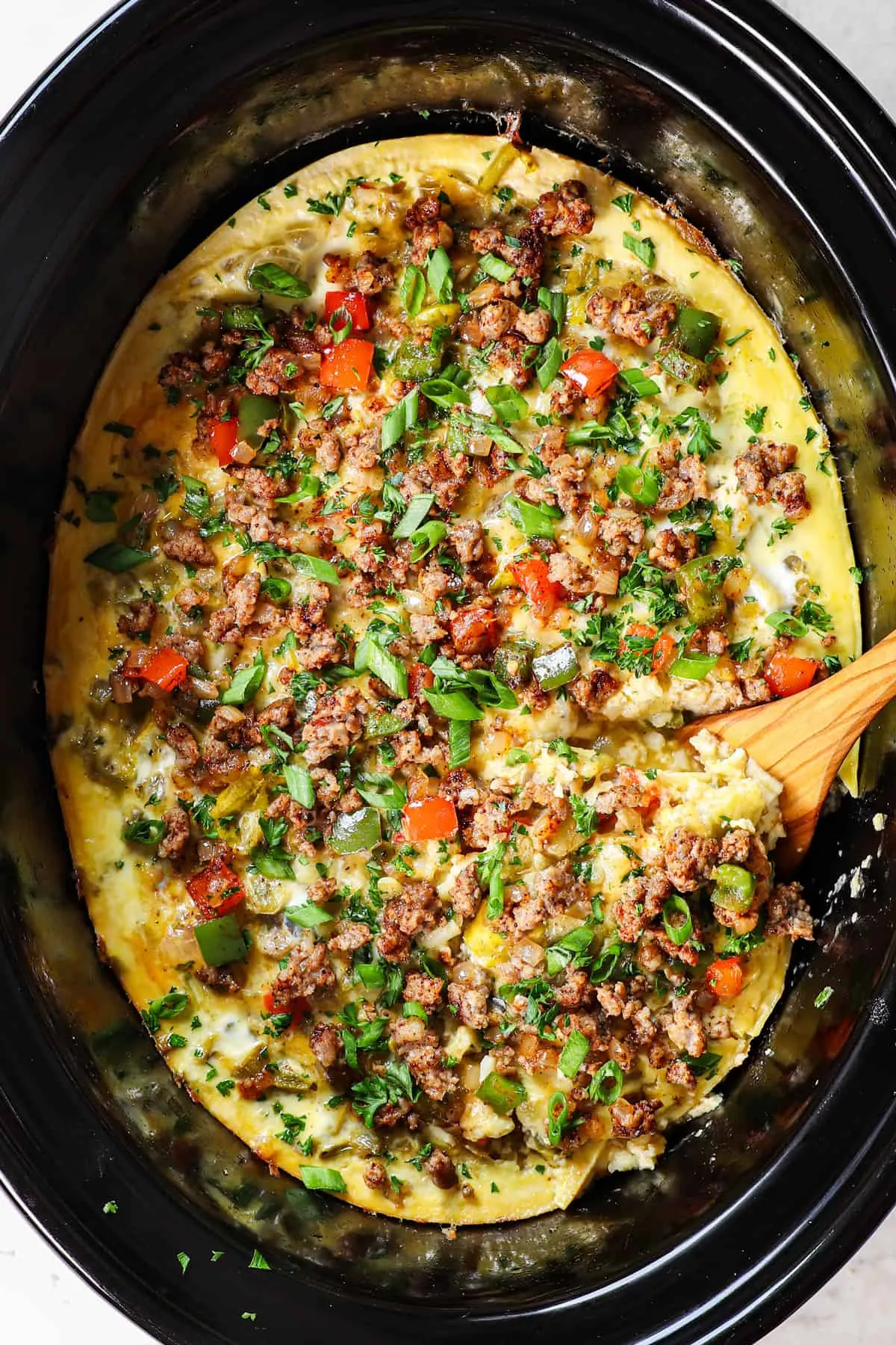 Breakfast Casserole in Crockpot