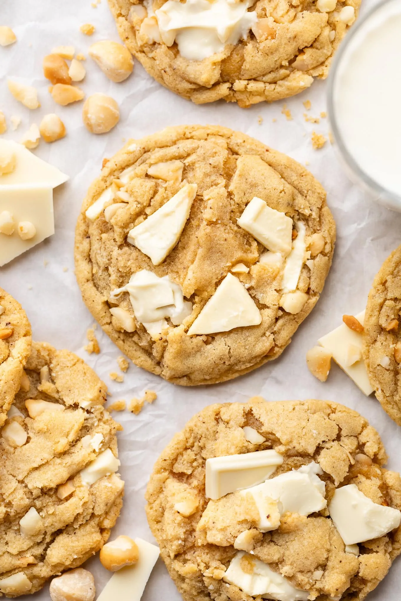 Brown Butter White Chocolate Macadamia Nut Cookies