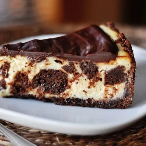 Brownie Mosaic Cheesecake