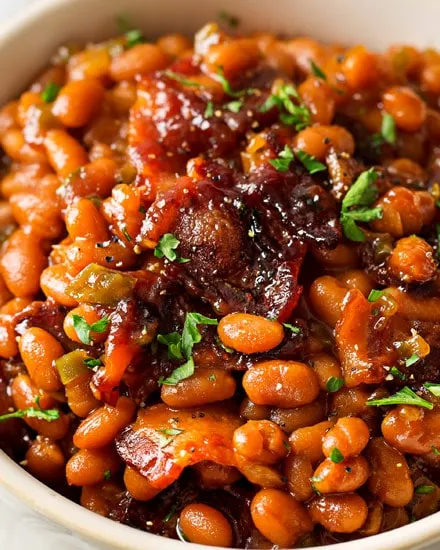 Brown Sugar and Bacon Baked Beans