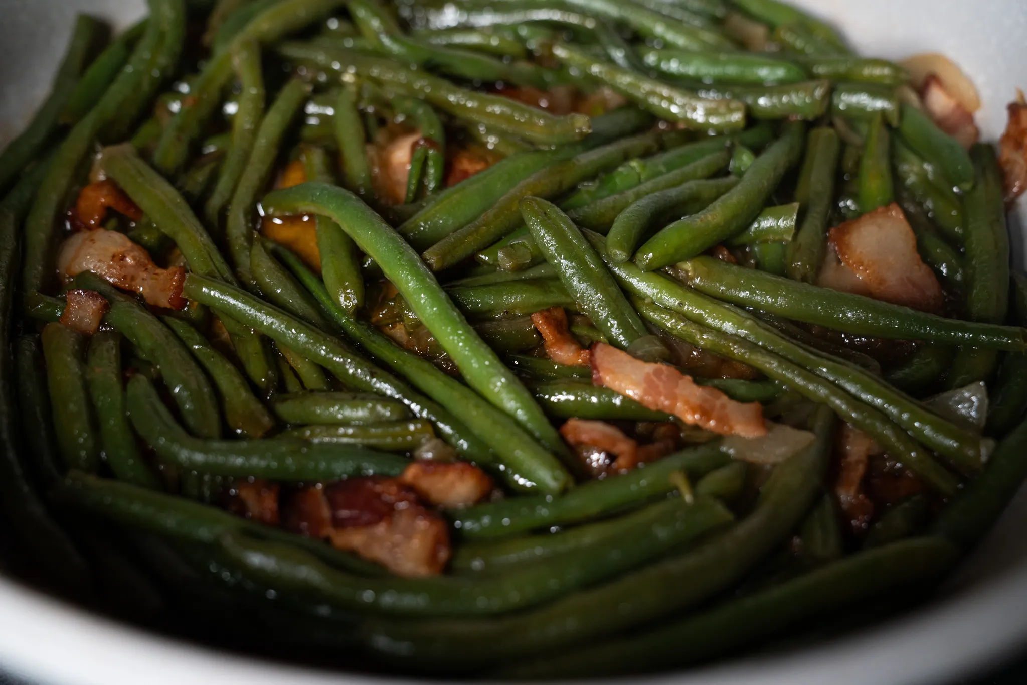 Brown Sugar and Bacon Green Beans