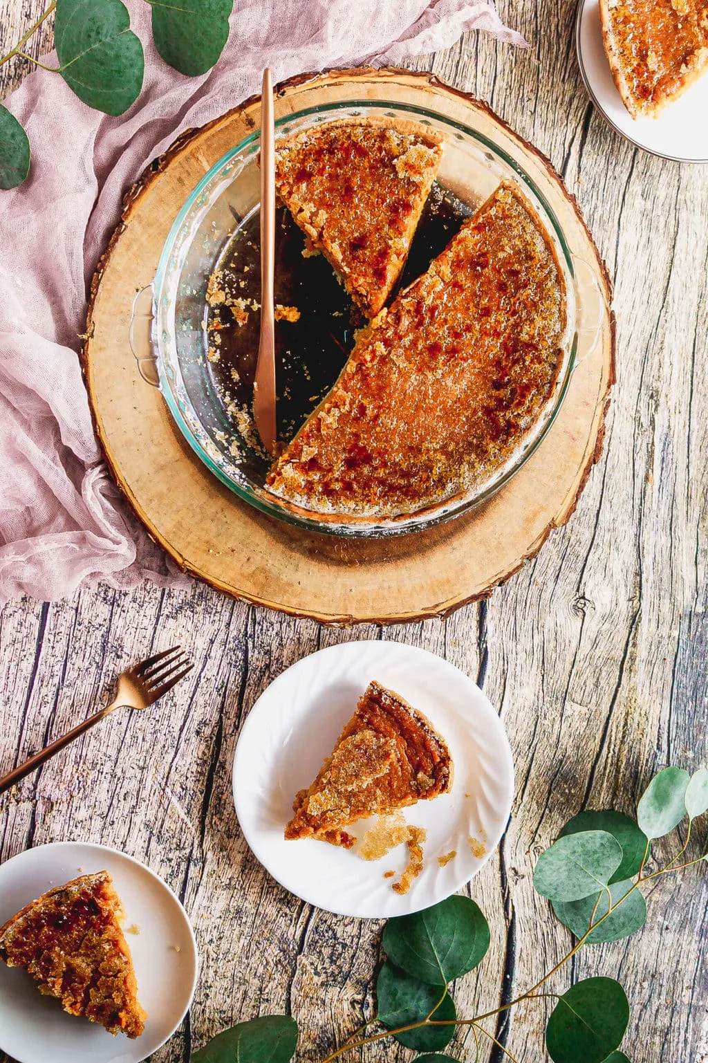 Brulee Bourbon Sweet Potato Pie