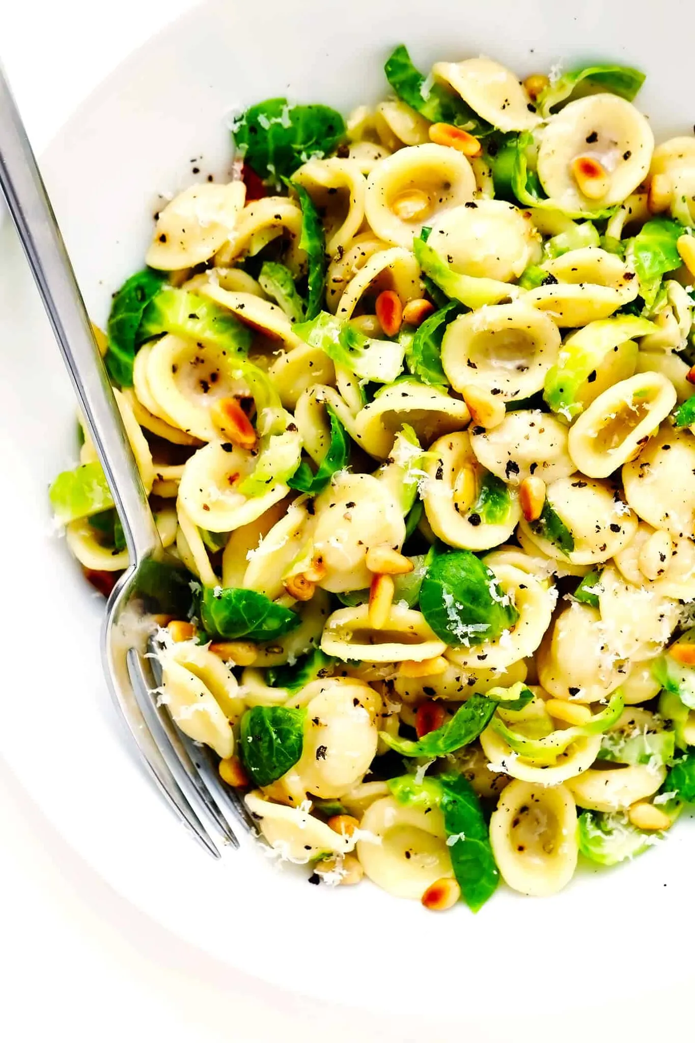 Brussels Sprouts and Parmesan Pasta
