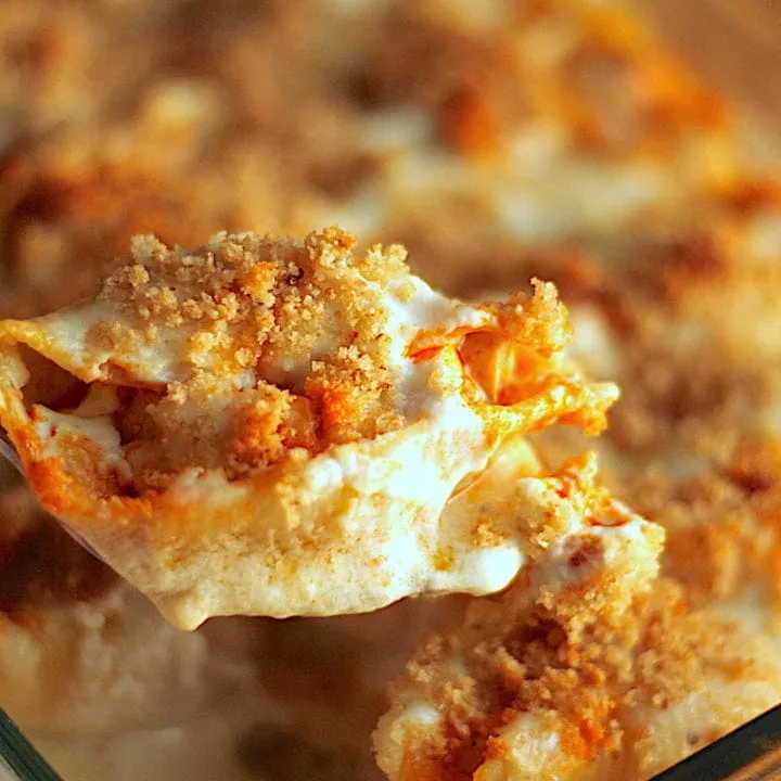 Buffalo Chicken-Stuffed Pasta Shells