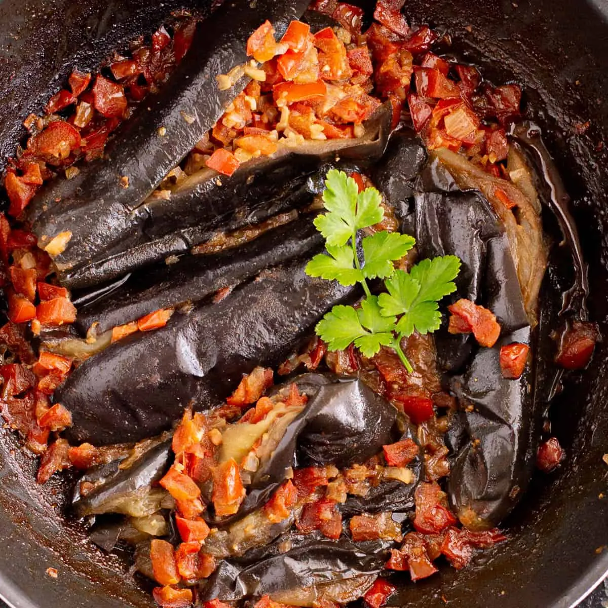 Burmese Curry Eggplant - Khayan Thee Hnut