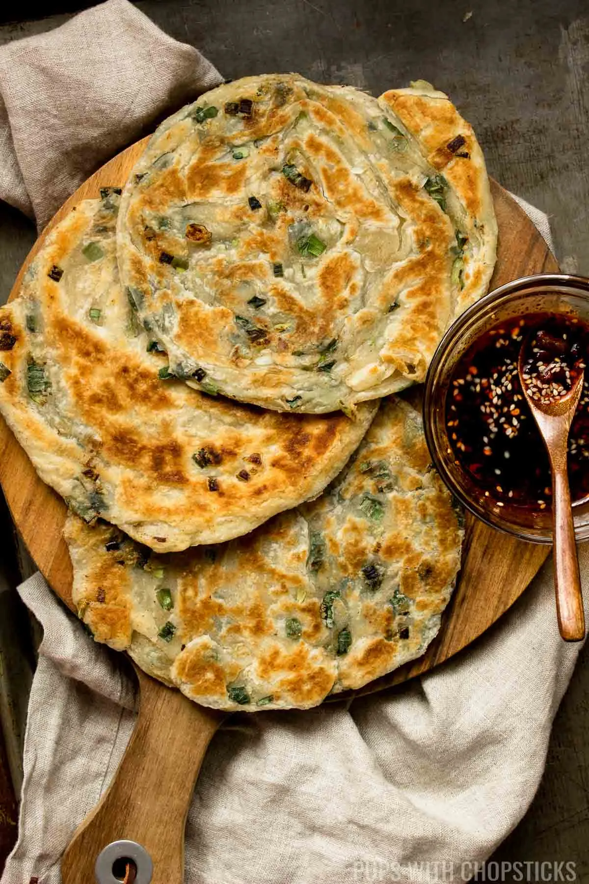 Buttery Scallion Pancakes